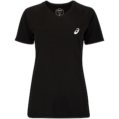 Camiseta ASICS Manga Curta Basic Logo Feminina - Foto 1
