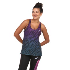Camiseta Regata ASICS Estampa Tiger Degrade - Feminina - Foto 2