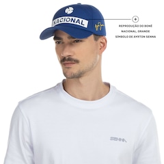 Boné Ayrton Senna Interlagos Aba Curva Snapback - Adulto - Foto 2