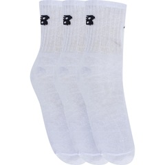 Kit de Meias New Balance Cano Alto - 3 Pares - Adulto - Foto 3