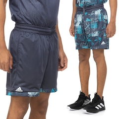 Short adidas Masculino Basquete Dame Dolla Reversível - Foto 2
