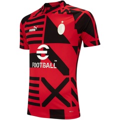 Camisa Milan 22/23 Pré Jogo Puma - Masculina - Foto 3