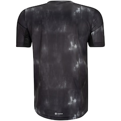 Camiseta adidas Manga Curta Workout Aop - Masculina - Foto 2