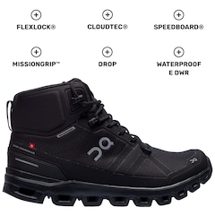 Bota On Running Cloudrock Waterproof - Feminina - Foto 3