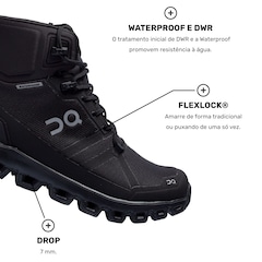 Bota On Running Cloudrock Waterproof - Feminina - Foto 4