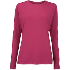 Camiseta Uv Line Manga Longa com Proteção Solar Slim - Feminina - Foto 1