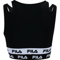 Top Fitness Sem Bojo Fila Baixa Sustentação Double Elastic - Adulto - Foto 2