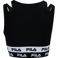 Top Fitness Sem Bojo Fila Baixa Sustentação Double Elastic - Adulto - Foto 3