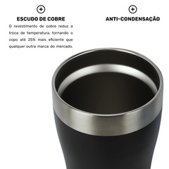 Copo Térmico com Isolamento a Vácuo do Vasco da Gama Arell 01 Tulip Pint - 500ml - Foto 4