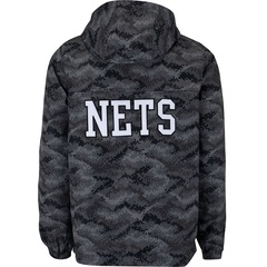 Jaqueta New Jersey Nets NBA Masculina com Capuz - Foto 7