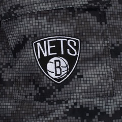 Jaqueta New Jersey Nets NBA Masculina com Capuz - Foto 8