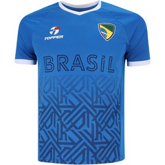 Camiseta Brasil II Topper - Masculina - Foto 1