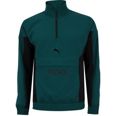 Blusão Puma Train Fit Woven 1/2 Zíper - Masculino - Foto 5