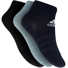 Kit de Meia Infantil adidas Kids - 3 Pares - Foto 1