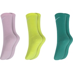 Kit de Meias Nike Everyday Plus Lightweight Crew - Adulto - 3 Pares - Foto 2