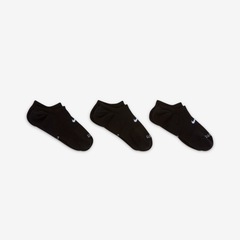 Kit de Meia Nike Everday Plus CUSH FOOTIE - Adulto - 3 Pares - Foto 4