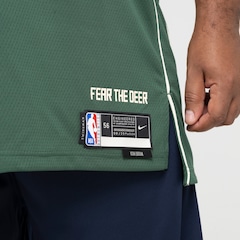 Camiseta Regata Milwaukee Bucks Nike Masculina Dri-Fit Swfmn - Foto 14