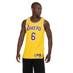 Camiseta Regata Nike Los Angeles Lakers Icon Edition 2022/23 Masculina - Foto 5
