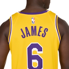 Camiseta Regata Nike Los Angeles Lakers Icon Edition 2022/23 Masculina - Foto 8