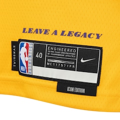 Camiseta Regata Nike Los Angeles Lakers Icon Edition 2022/23 Masculina - Foto 12
