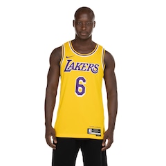 Camiseta Regata Nike Los Angeles Lakers Icon Edition 2022/23 Masculina - Foto 2