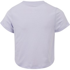 Blusa Infantil Manga Curta Cropped Nike Tee Sportswear - Foto 2