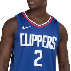 Camiseta Regata Los Angeles Clippers Nike Dri-Fit MNK SWGMN JSY - Foto 6