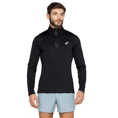 Blusão Masculino ASICS Meio Zíper Textura - Foto 2