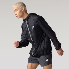 Jaqueta Corta-Vento Masculina ASICS com Capuz Ultraleve Compacta - Foto 1
