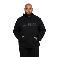 Blusa de Moletom Masculina ASICS com Capuz Canguru Fechado Fleece - Foto 3