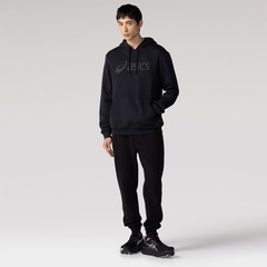 Blusa de Moletom Masculina ASICS com Capuz Canguru Fechado Fleece - Foto 4