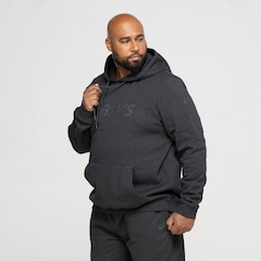 Blusa de Moletom Masculina ASICS com Capuz Canguru Fechado Fleece - Foto 3