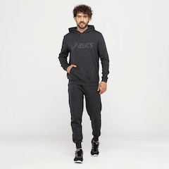 Blusa de Moletom Masculina ASICS com Capuz Canguru Fechado Fleece - Foto 6