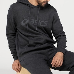 Blusa de Moletom Masculina ASICS com Capuz Canguru Fechado Fleece - Foto 8