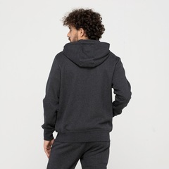 Jaqueta Masculina ASICS com Capuz Moletom Canguru Fleece - Foto 3
