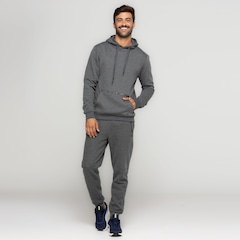 Blusa de Moletom Masculina Oxer com Capuz Canguru Bolso - Foto 4