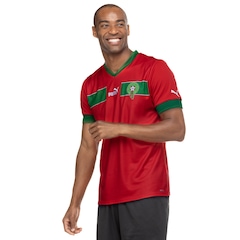 Camisa Seleção do Marrocos I 22 Torcedor Puma - Masculina - Foto 4