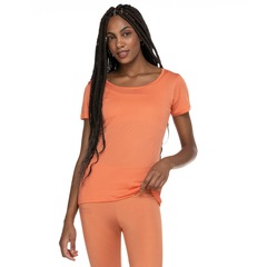 Camiseta Lauf Manga Curta Basic Color - Feminina - Foto 4