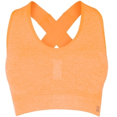 Top Fitness sem Bojo Oxer Baixa Sustentação Seamless Alça Cruzada - Adulto - Video 1