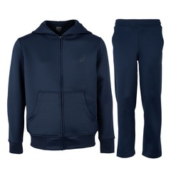 Conjunto de Agasalho Infantil ASICS Inter Aberto com Zíper - Foto 1