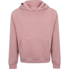 Blusa de Moletom Infantil ASICS com Capuz Canguru - Foto 1