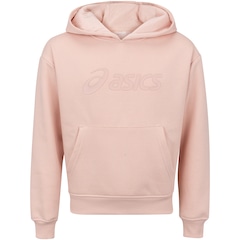 Blusa de Moletom Infantil ASICS com Capuz Canguru - Foto 1