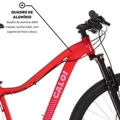 Mountain Bike Caloi Évora - Aro 29 - Freio a Disco Hidráulico - Câmbio Traseiro Shimano - 24 Marchas - Foto 4