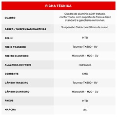 Mountain Bike Caloi Évora - Aro 29 - Freio a Disco Hidráulico - Câmbio Traseiro Shimano - 24 Marchas - Foto 10