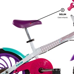 Bicicleta Infantil Aro 16 Caloi Ceci - Freios Cantilever e Tambor - Foto 4