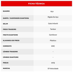 Bicicleta Infantil Aro 16 Caloi Ceci - Freios Cantilever e Tambor - Foto 9