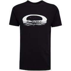 Camiseta Oakley Manga Curta Mod Ocean Waves Moon Graphic - Masculina - Foto 1