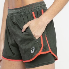 Short Feminino ASICS Corrida Takay Cós Respirável - Foto 5