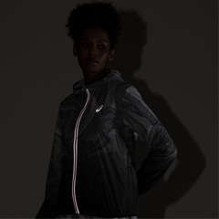Jaqueta Corta-Vento Feminina ASICS com Capuz Toyama Estampa Sumi Packable - Foto 5
