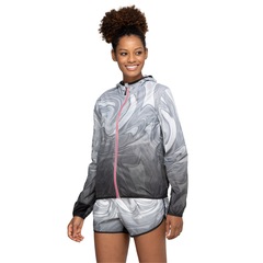 Jaqueta Corta-Vento Feminina ASICS com Capuz Toyama Estampa Sumi Packable - Foto 2